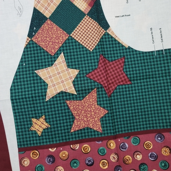 Cut & Sew Vest Fabric Panel STARRY NIGHT - Picture 11 of 16